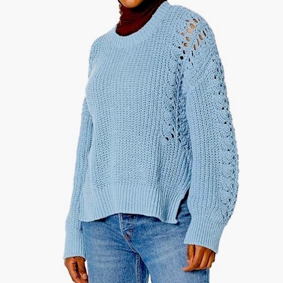Joie NWT MSRP $228 Drop Shoulder 100% Cotton Knit Crewneck Relaxed Sweater XL - Picture 2 of 5